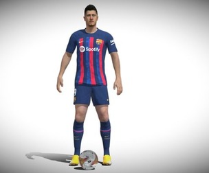 3D Rigged Robert Lewandowski