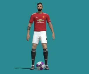 3D Rigged Bruno Fernandes