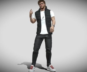 3D Rigged Logan Paul