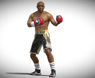 3D Rigged Mayweather