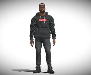 3D Rigged Akademiks