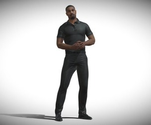 3D Rigged Michael B Jordan