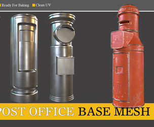10 Base Mesh Post Office - vol-03