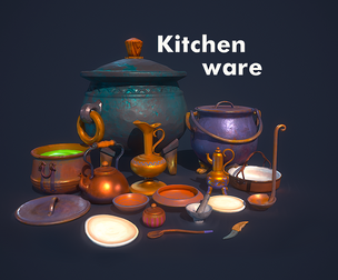 Kitchenware Props Pack