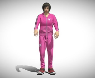 3D Rigged Sport Girl