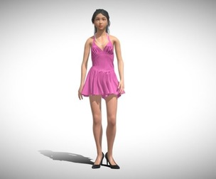 3D Rigged Cute Girl