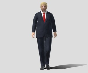 3D Rigged Donald Trump