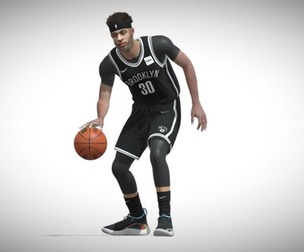 3D Rigged Seth Curry NBA