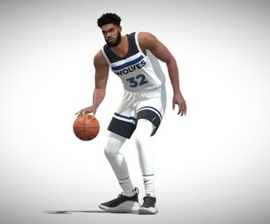 3D Rigged Karl- Anthony Towns NBA