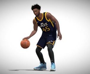 3D Rigged Donovan Mitchell NBA