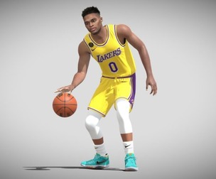3D Rigged Russell Westbrook NBA