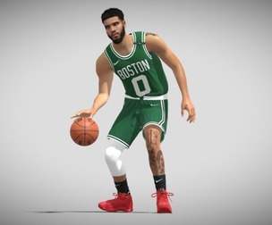3D Rigged Jayson Tatum NBA