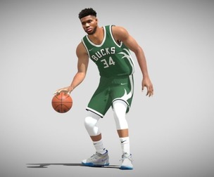 3D Rigged Giannis Antetokounmpo NBA
