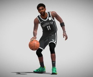 3D Rigged Kyrie Irving NBA