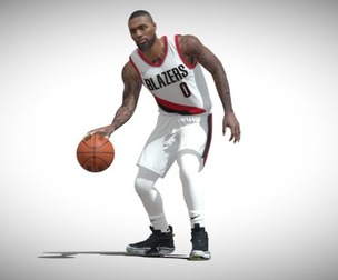 3D Damian Lillard NBA