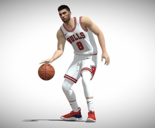 3D Zach La Vine NBA