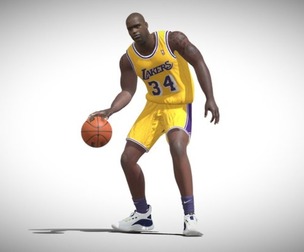 3D Shaquille O' Neal NBA