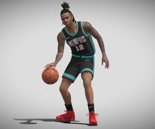 3D Rigged Ja Morant NBA