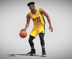 3D Rigged Jimmy Butler NBA