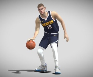 3D Rigged Nikola Jokic NBA