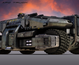 Sci Fi APC Truck
