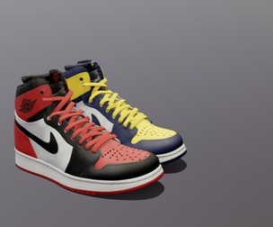 Air Jordan 1 Deadpool vs Wolverine