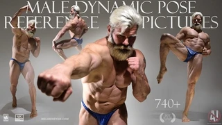 Male dynamic Pose Reference Pictures 740+ cover