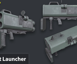 Rocket Launcher Game Ready 6