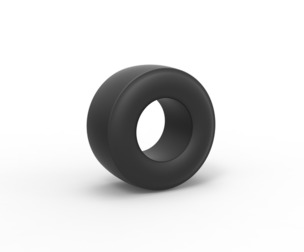 Dragster rear tire Scale 1:25