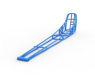 Frame of Front engine dragster Scale 1:25