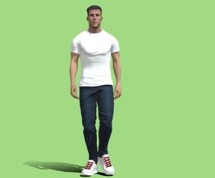 3D Rigged Sport Man