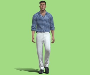 3D Rigged Casual Man