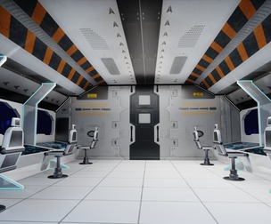 Sci-Fi Interior Station
