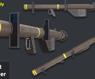 Rocket Launcher Game Ready 8