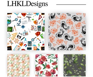 Printable Walpaper, Seamless Digital Wallpapers