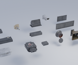 Building Exterior Greebles 4K and 2K