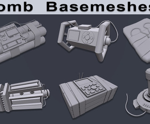 Bomb Base Mesh