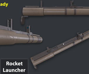 Rocket Launcher Game Ready 9