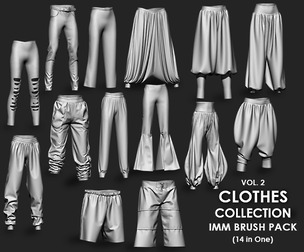 Clothes Collection IMM Brush Pack  in One 14 Vol 2