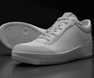 Sneaker Air Jordan Style No Logo