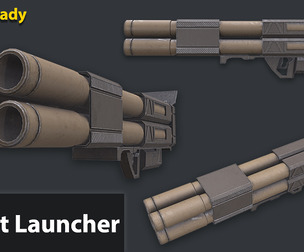 Rocket Launcher Game Ready 11