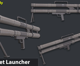 Rocket Launcher Game Ready 12