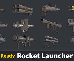 Rocket Launcher Pack Game Ready