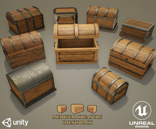 Medieval Treasure Chests Pack