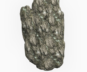 Low Poly Rock Cliff 03