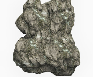 Low Poly Rock Cliff 05