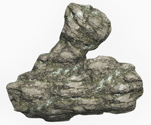 Low Poly Rock Cliff 07