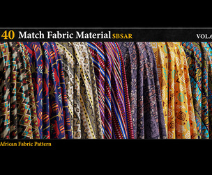 40 Match Fabric Material_SBSAR_VOL.6