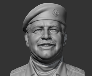 Saddam Hussein 3D print model