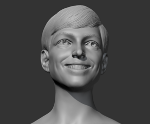 Anne Hathaway 3D print model